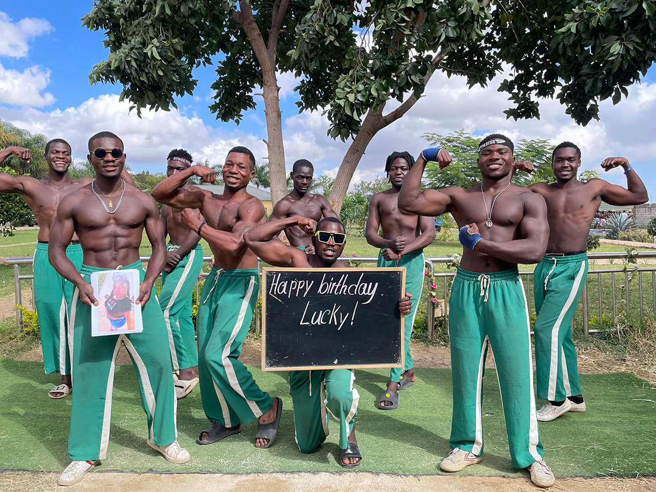 Africa Fitness Team - Green Pants